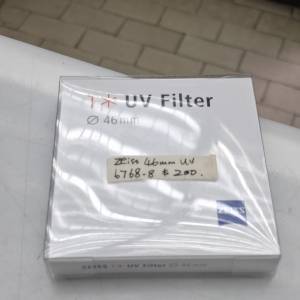 ZEISS 46MM T* UV FILTER LIKE NEW