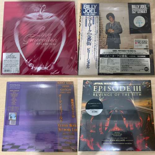 全新黑膠 戀愛世紀 love generation billy joel 52 nd street Star wars nirvana