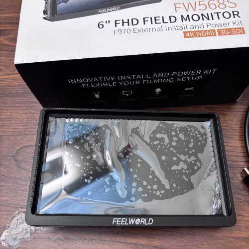 富威德 FEELWORLD FW568S 6寸摄影监视器｜SDI/HDMI双接口｜全套配件齐