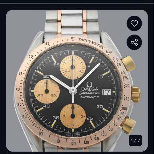 好L靚😆 OMEGA SPEEDMASTER 玫瑰金鋼 3316.50 淨錶 $19500