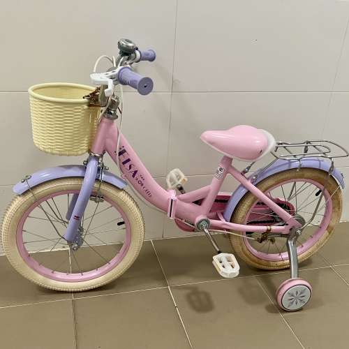 Disney Elsa 公主 兒童單車 連輔助轆 (kid bike bicycle 迪士尼）