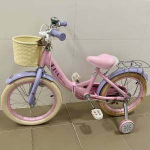 Disney Elsa 公主 兒童單車 連輔助轆 (kid bike bicycle 迪士尼）