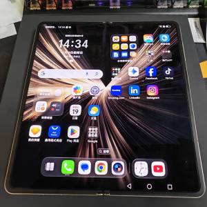 (95%新)HONOR Magic V5金色摺疊手機16GB+512GB衛訊香港行貨有保
