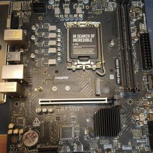 MSI PRO B760M-E DDR4 Micro ATX主板 Socket 1700