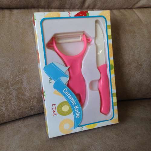 🔪 Ceramic Knife 2pc Set NEW 全新 陶瓷刀 陶瓷削皮器 兩件套 🍎