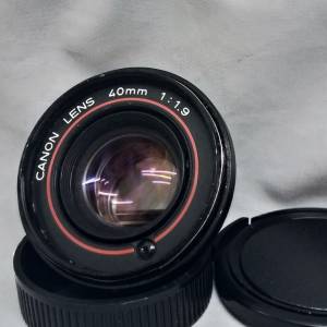 Canon 40mm F1.9(拆自Canon 35ML) 改M42螺絲牙(配合薄身對焦筒)使用