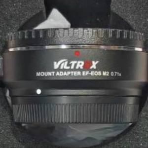 Viltrox EF-EOS M2 Electronic Adapter 0.71X 全片副 自動對焦環 Canon EF 轉 Cano...