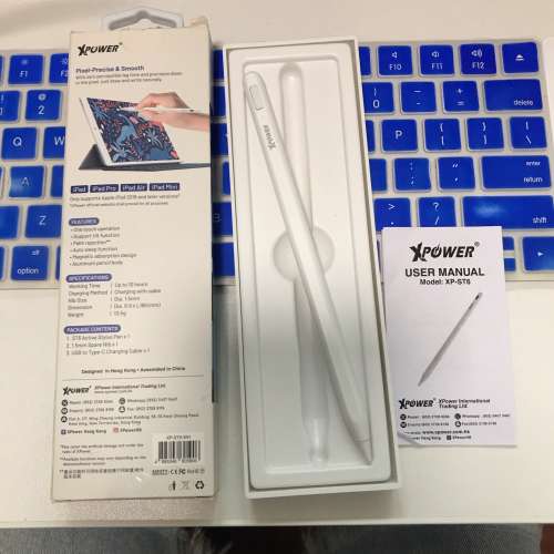 📱 XPOWER ST6 Active Stylus Pen compatible with APPLE iPad like NEW 磁吸主動式...