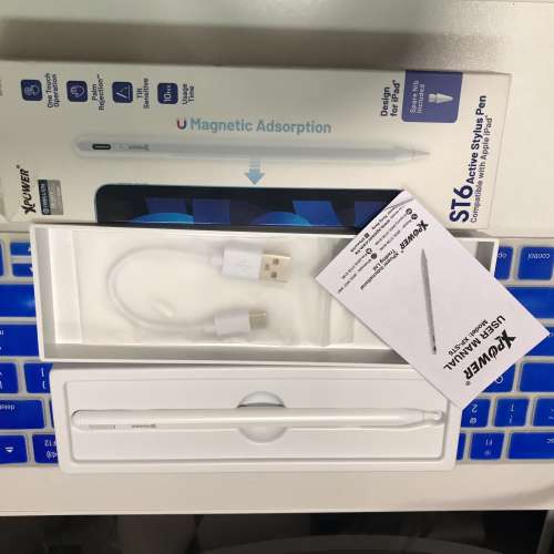 📱 XPOWER ST6 Active Stylus Pen compatible with APPLE iPad like NEW 磁吸主動式...