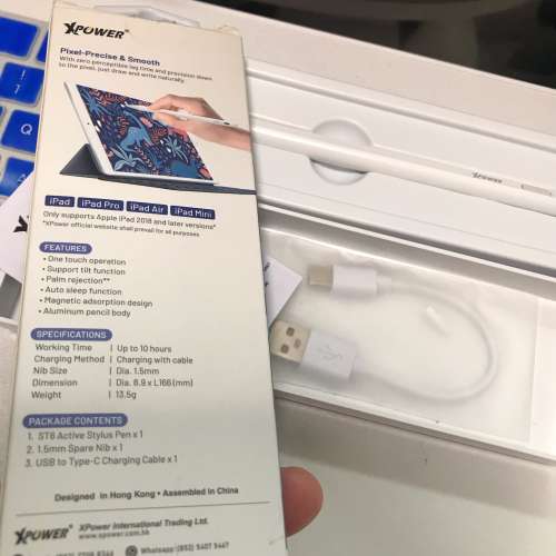 📱 XPOWER ST6 Active Stylus Pen compatible with APPLE iPad like NEW 磁吸主動式...