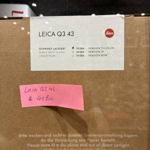 Leica Q3 43mm Digital Camera