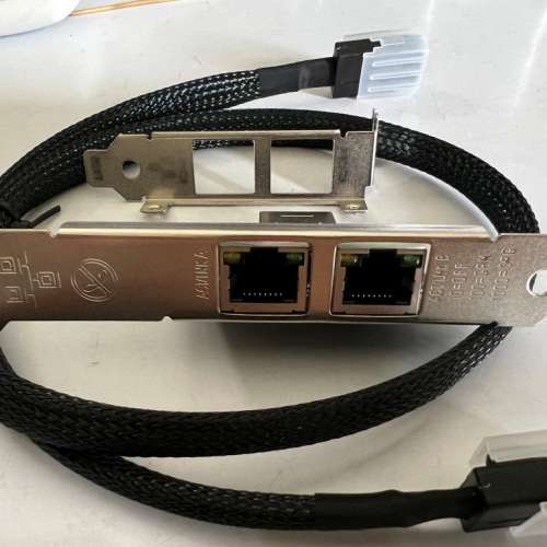 m.2 轉 兩口 1gb intel i350 server lan