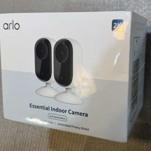 Arlo Essential Indoor Security Camera 室內攝影機 2代 一盒兩隻 全新未開封 私人自...