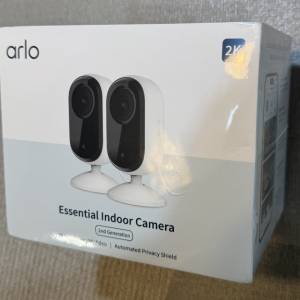 Arlo Essential Indoor Security Camera 室內攝影機 2代 一盒兩隻 全新未開封 私人自...