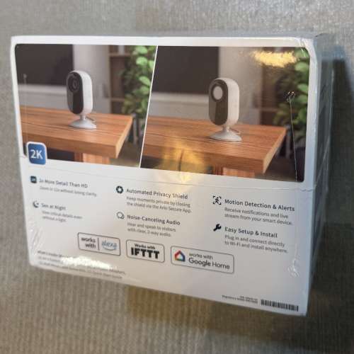 Arlo Essential Indoor Security Camera 室內攝影機 2代 一盒兩隻 全新未開封 私人自...