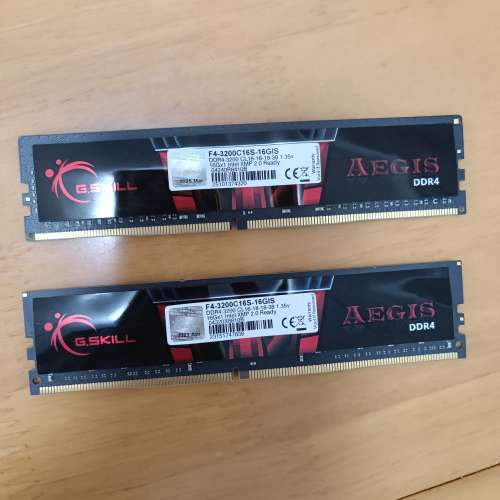 G.Skill Aegis DDR4 32GB RAM （16x2）3200Mhz