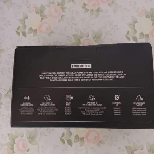 全新Marshall Emberton II 藍芽便攜式喇叭