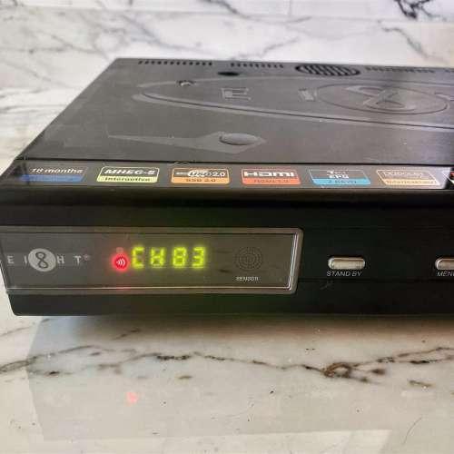 Eight HD250GS 高清接收器（機頂盒）支援 錄影功能