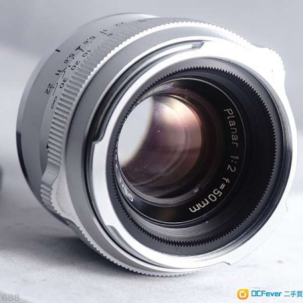 Contarex Zeiss Planar 50mm F2 + M-Mount Adapter