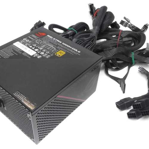 新淨無花齊線打機牛ASUS ROG Strix1000W Gold Aura Edition Fully Modular(無盒)