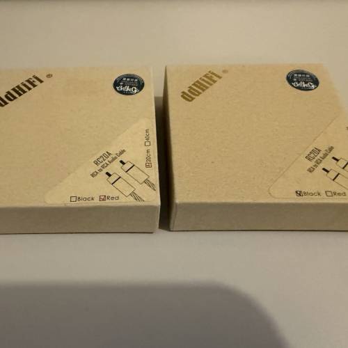 ddHiFi RC20A RCA 訊號線 行貨