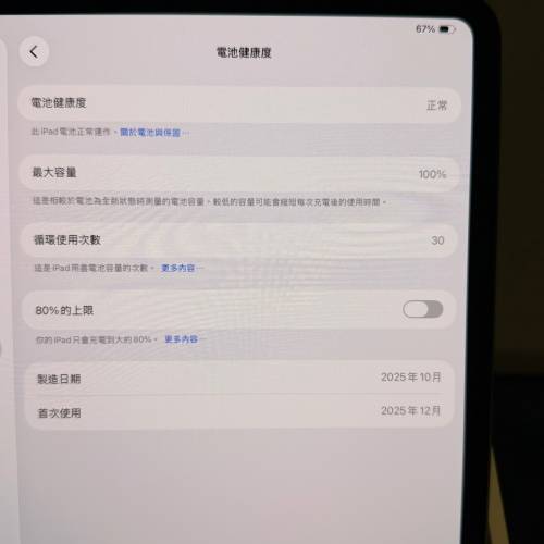 Apple iPad Pro 13-inch (M5) Wi-Fi 256gb 99%新