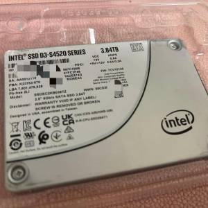 Intel SSD S4520 3.84T固態硬盤