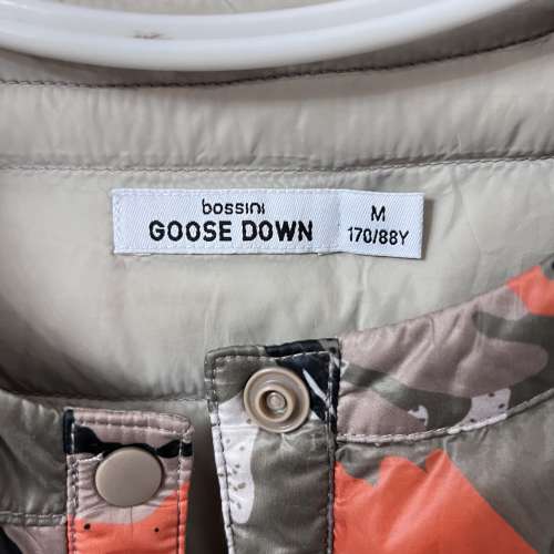 Bossini 可摺疊羽絨外套 foldable down jacket 90%白鵝絨 white goose down