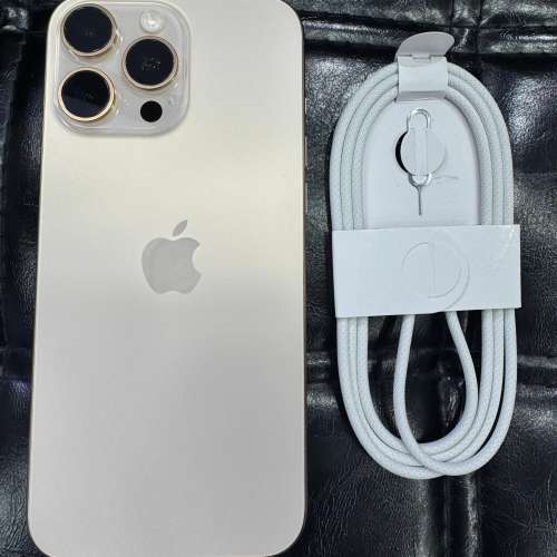 99%New iPhone 16 Pro Max 256GB 金色 香港行貨 蘋果保養到2026年6月16日 電池97% ...
