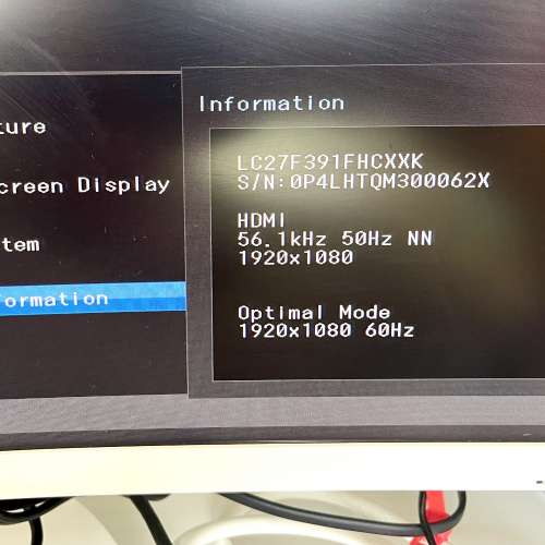 Samsung 三星 27吋LCD曲面顯示器 LC27F391FHCXXK , 100%操作正常，粉嶺交收