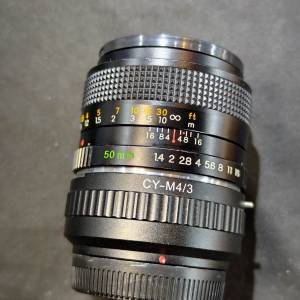 Yashica 50 50mm 雅西卡 ML 50/1.4 FOR FOR CY FOR M43 95%-98%new