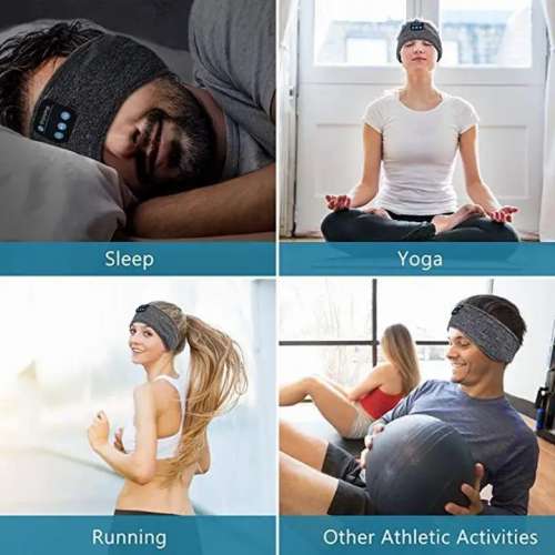 Sleep headphones Bluetooth headband Sports music eye mask