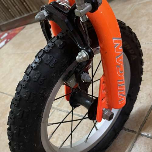【台灣製造】Vulcan 12 寸鋁合金兒童單車 / 新凈 / 帶輔助輪 / 2-4 歲適用