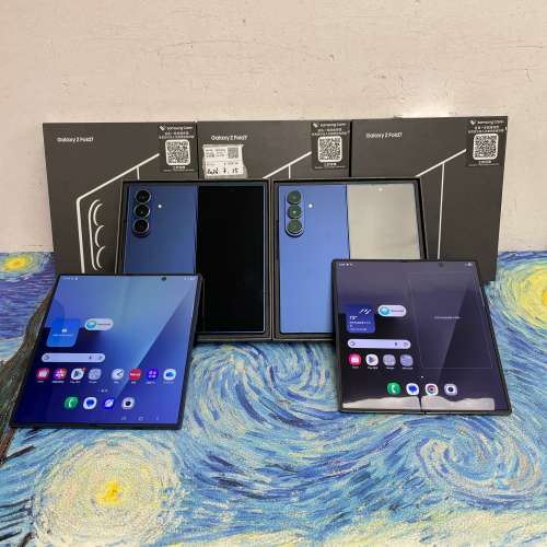 (✨三星新款極致輕薄摺疊機✨）Samsung Galaxy Z Fold 7/💙藍色💙🖤黑色🖤/大容量1...
