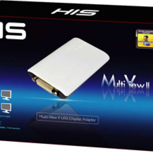 HIS HIS Multi-View II DVI USB 2.0 Adapter HMV2-MAC-PC
