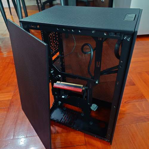 SSUPD箱B850i板DDR5 ram R5 7600 amd U NZXT 280RGB 水冷