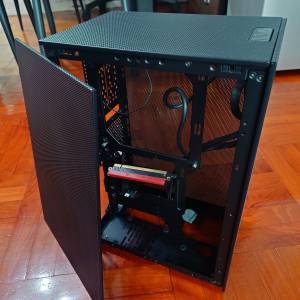 SSUPD箱B850i板DDR5 ram R5 7600 amd U NZXT 280RGB 水冷