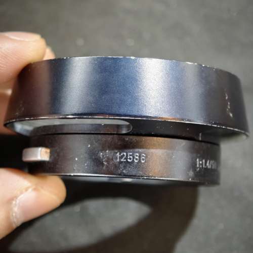 leica 50 徠卡 leitz 12586 50/1.4  lens hood 罩 看實物圖