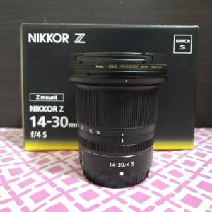 Nikon Z14-30mm f/4 S 尼康Nikkor鏡頭  超廣角Sline變焦送kenko zxii  Protector 日...