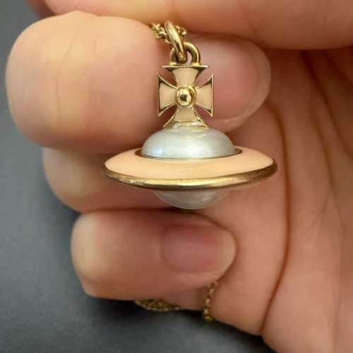 Vivienne Westwood Blanche Small Orb Pendant 十年經典・長款珍珠