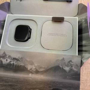 Apple Watch Ultra 3 49 毫米钛合金 - 全套盒和包 - GPS 蜂窝网络蓝色环