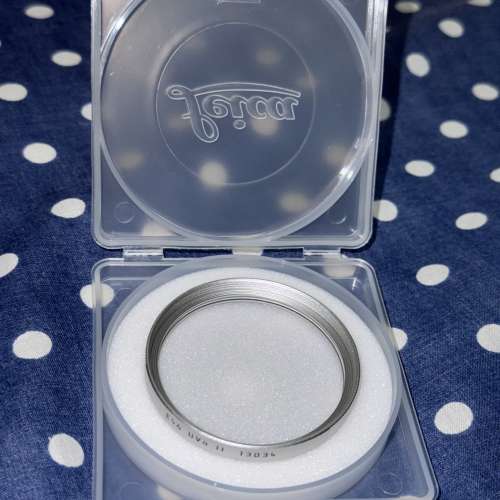 Leica Filter UVa II, E46, 13034. 46mm UV filter 銀色