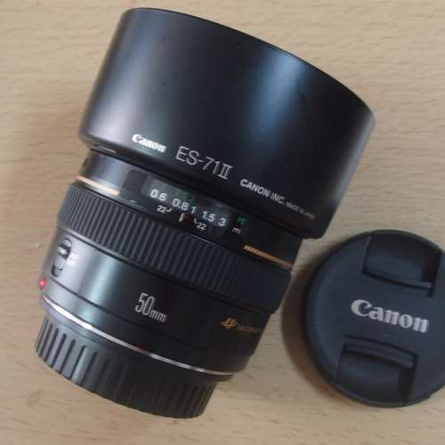 Canon  AF 50mm f1. 4 +原裝 hood