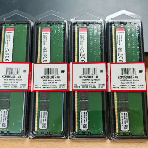kingston DDR5 5600Mhz 48GB 單條