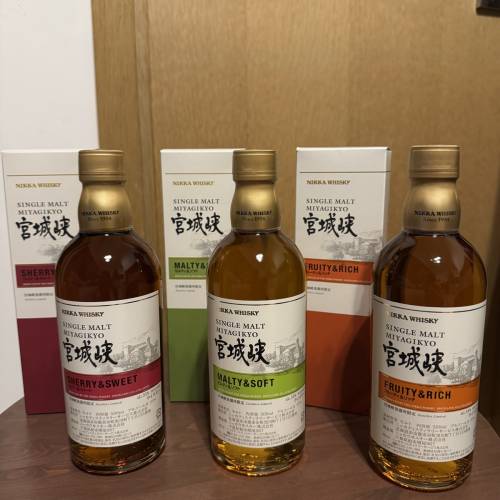 宮城峽 酒廠限定版 500ml x 3