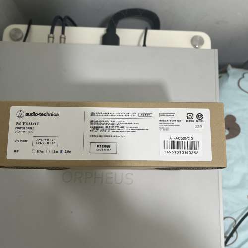 audio technica AT-AC500 2m電源線