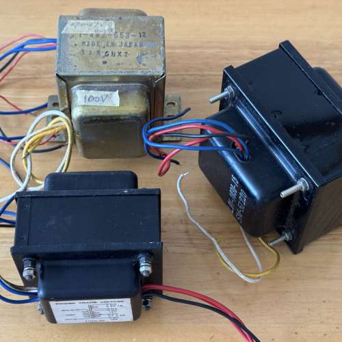 ★ ★ （$100 共7隻）足料靚牛 日本 合併機 後級 變壓器 Sansui 擴音機牛 ★