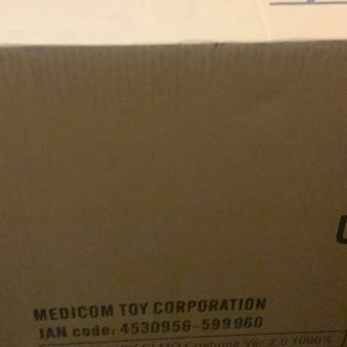 Bearbrick Elmo 1000% 全新 未開 啡盒