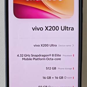 Vivo x200 ultra