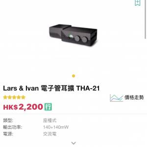 Lars & Ivan 電子管耳擴 THA-21